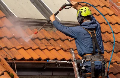Démoussage et hydrofuge de toiture à Authoison